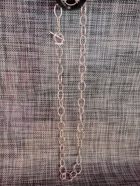 Etienne Aigner Silver Open Link Chain Necklace - Women Jewelry